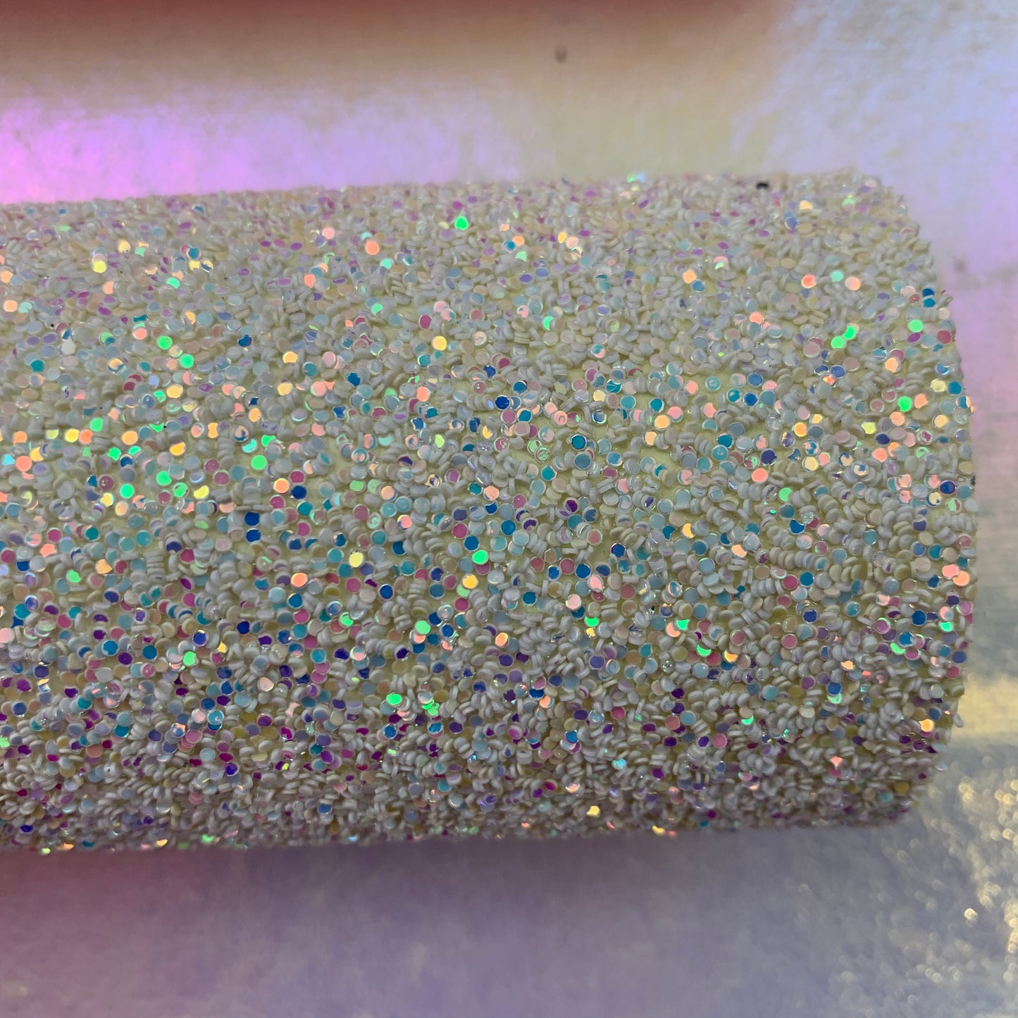 CANDY SHOP Super Chunky Glitter Faux Leather