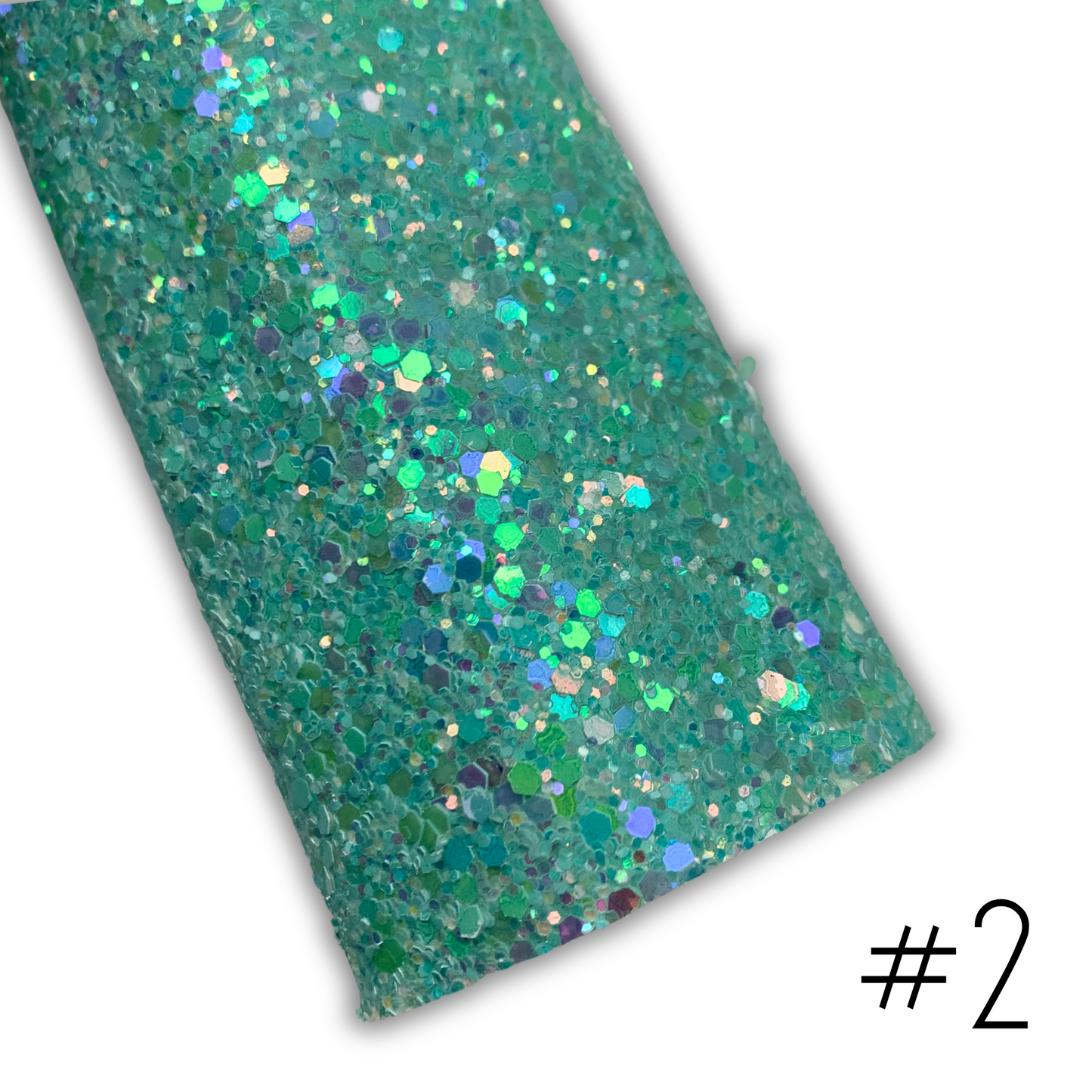 GLAM Chunky Glitter Faux Leather with Soft Felt Backing