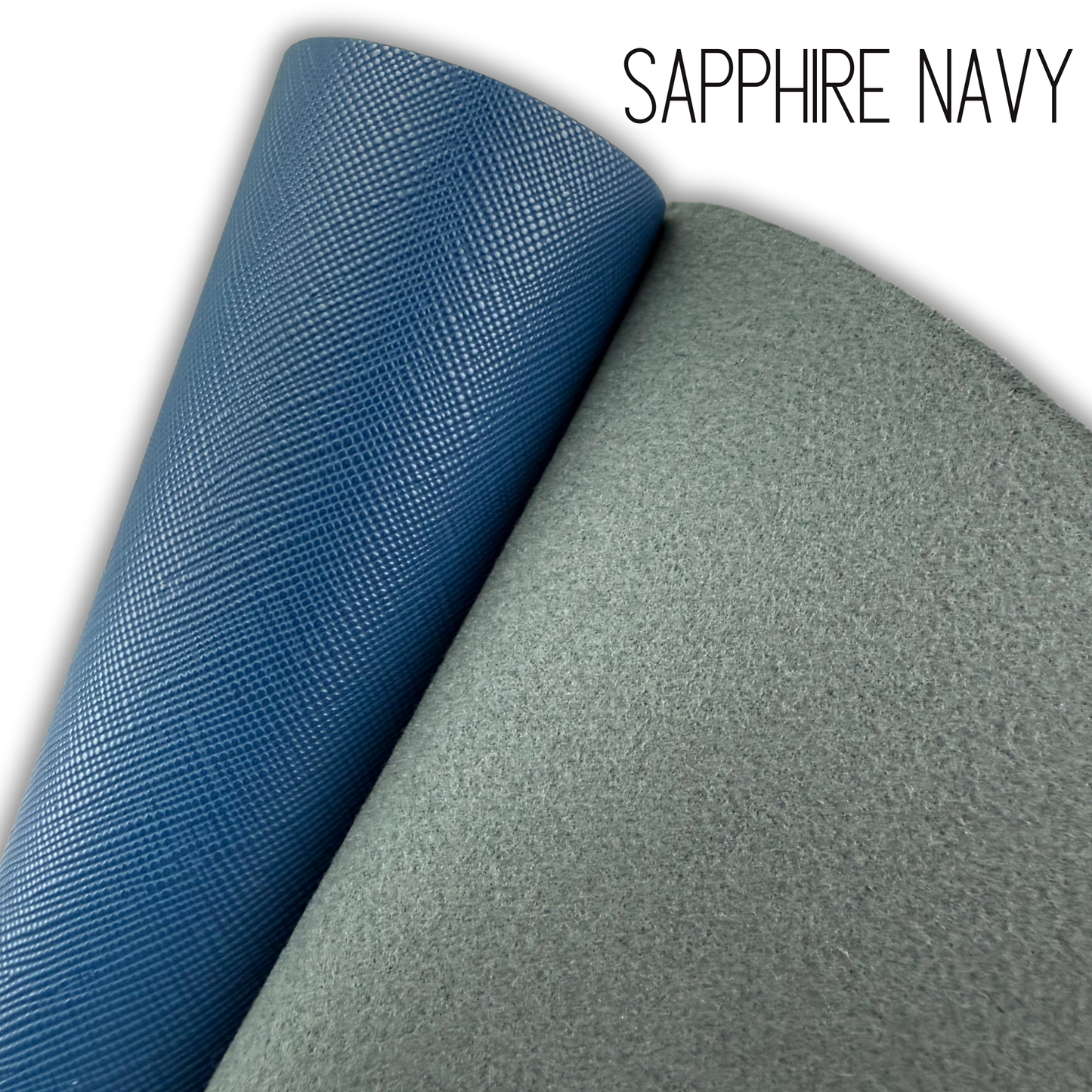 Luxe Saffiano Crosshatch PU/PVC Faux Leather Solid Colors
