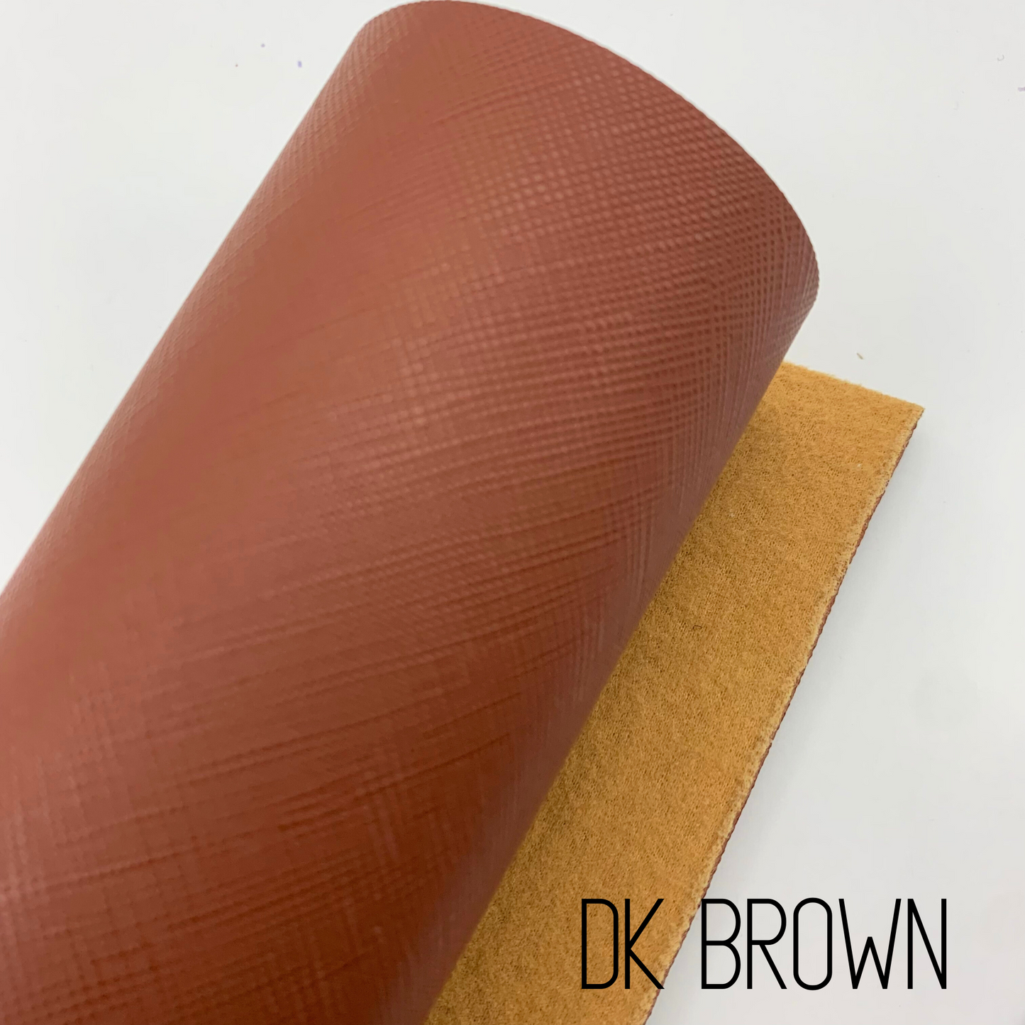 Saffiano Crosshatch Faux Leather Solid Colors - 1/3 yard Rolls