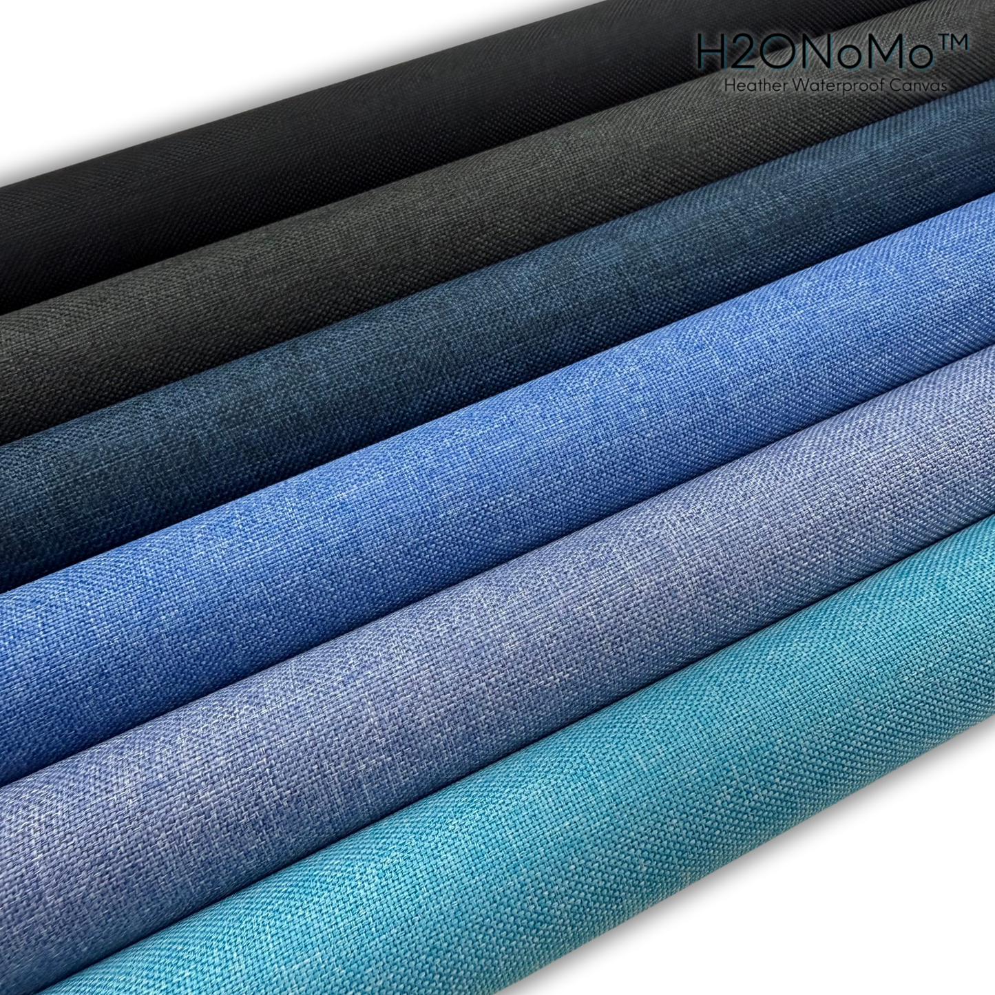 NEW COLORS! H2ONoMo™ Heather Waterproof Canvas 1/2 Yard Rolls