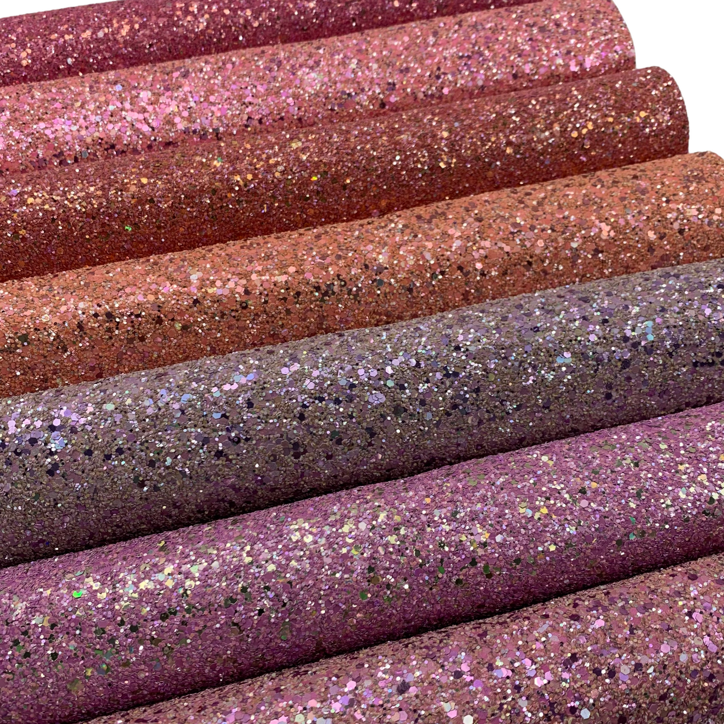 LUXE Chunky Glitter Faux Leather with Soft Felt Backing