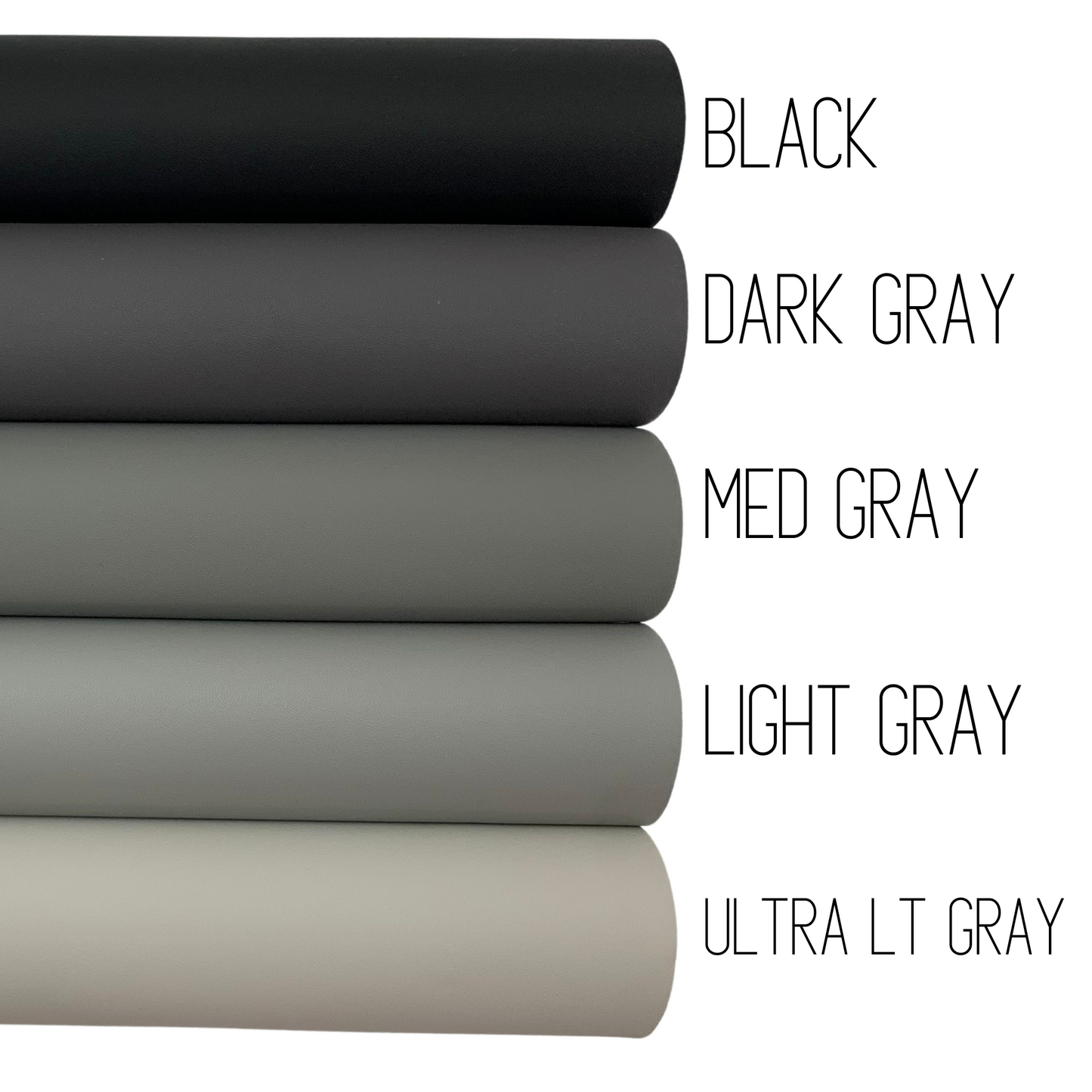 CANDY SHOP Smooth Faux Leather Solid Colors - Sheets and Rolls