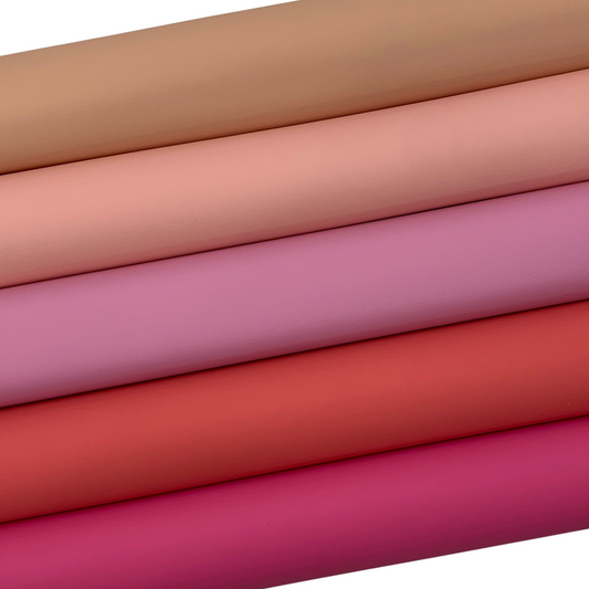 CANDY SHOP Smooth Faux Leather Solid Colors - Sheets and Rolls