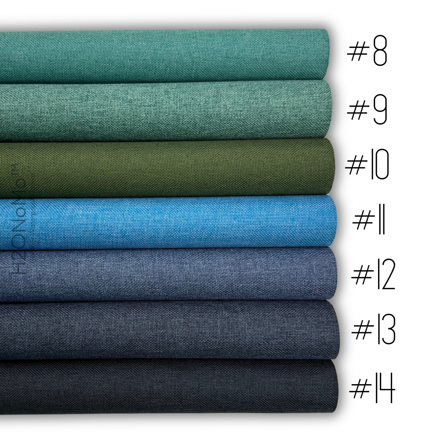 H2ONoMo™ Heather Waterproof Canvas 1/2 Yard Rolls