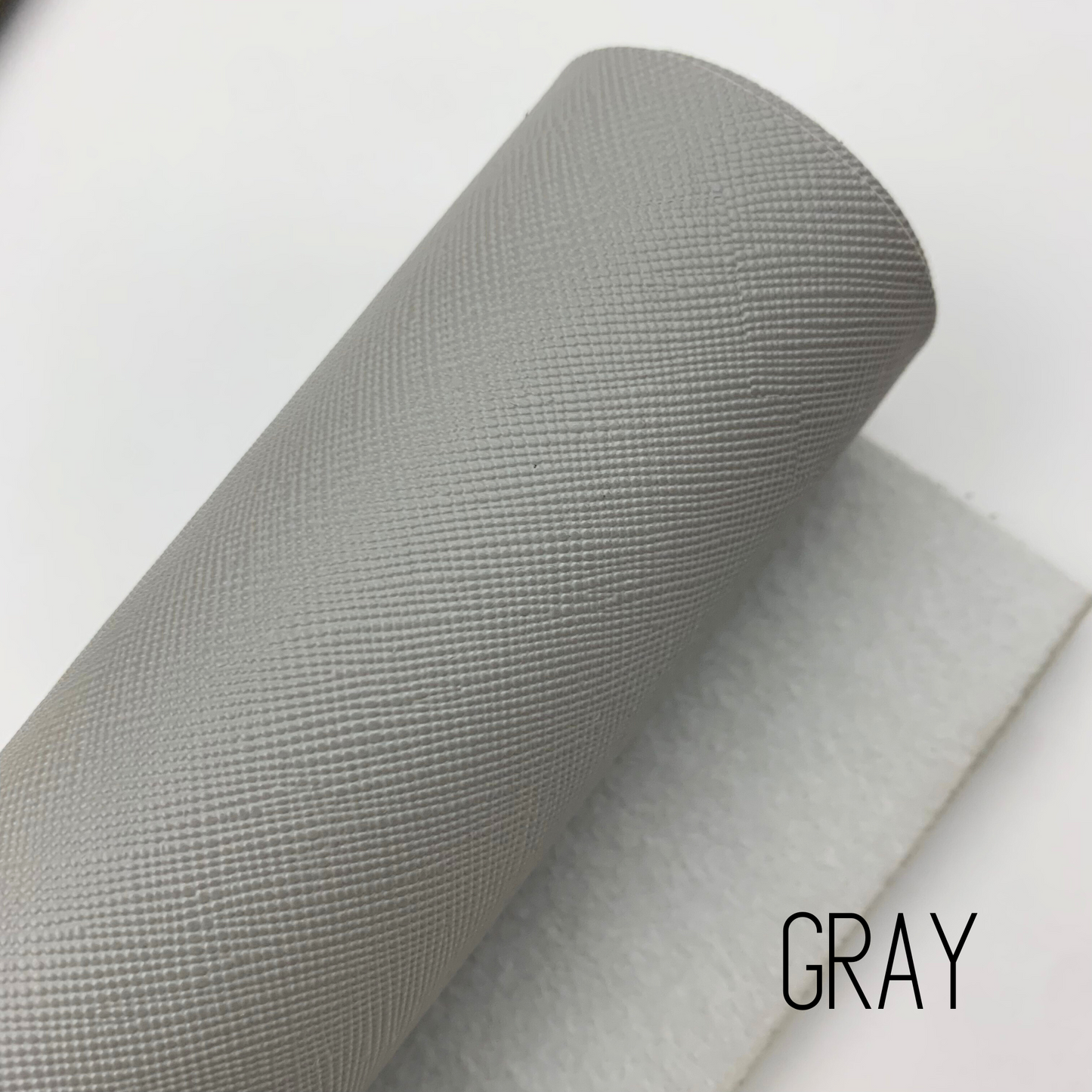Saffiano Crosshatch Faux Leather Solid Colors - 1/3 and 1/2 yard Rolls