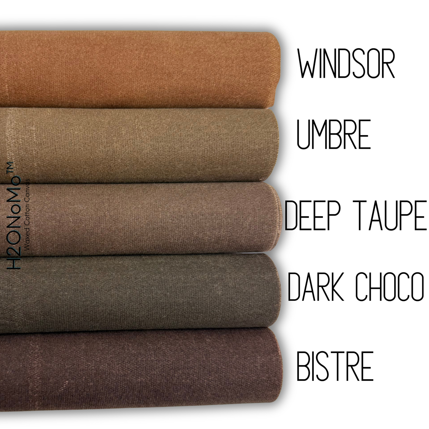 Waxed 12oz Cotton Canvas - half and full yards H2ONoMo™
