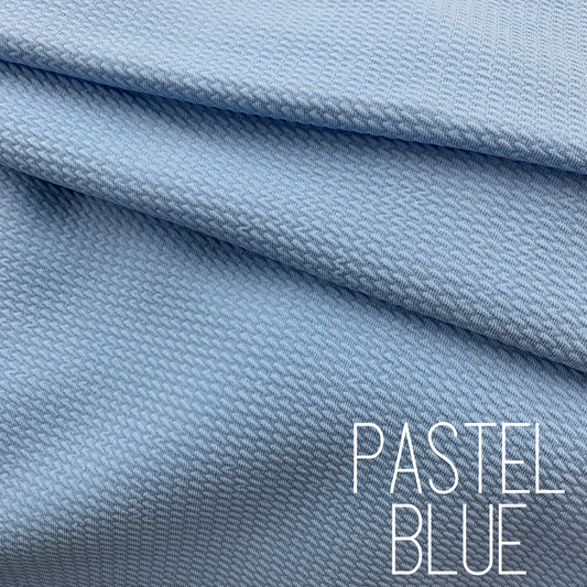 Pastel Blue Bullet Liverpool Stretchy Spandex Fabric