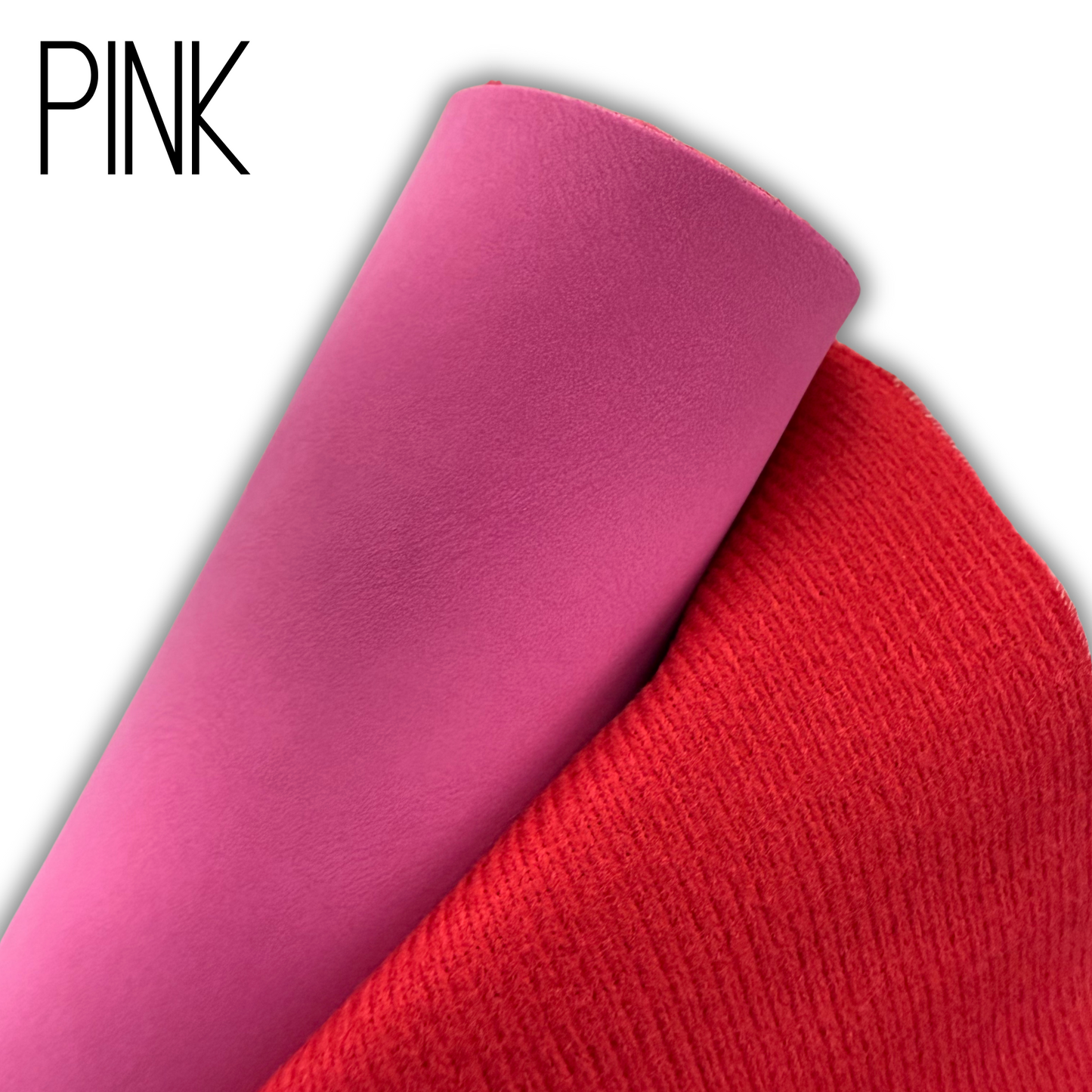 Suede PU Faux Leather Solid Colors Half Yard Rolls