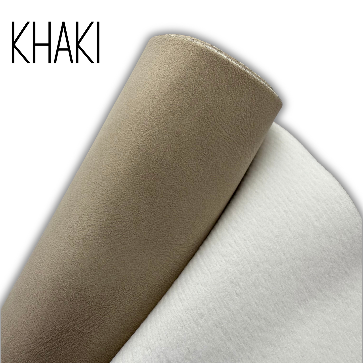 Suede PU Faux Leather Solid Colors Half Yard Rolls