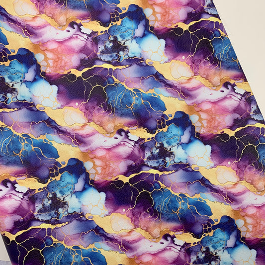 Alcohol Ink Abstract Medium scale Pebble Vinyl Custom Print