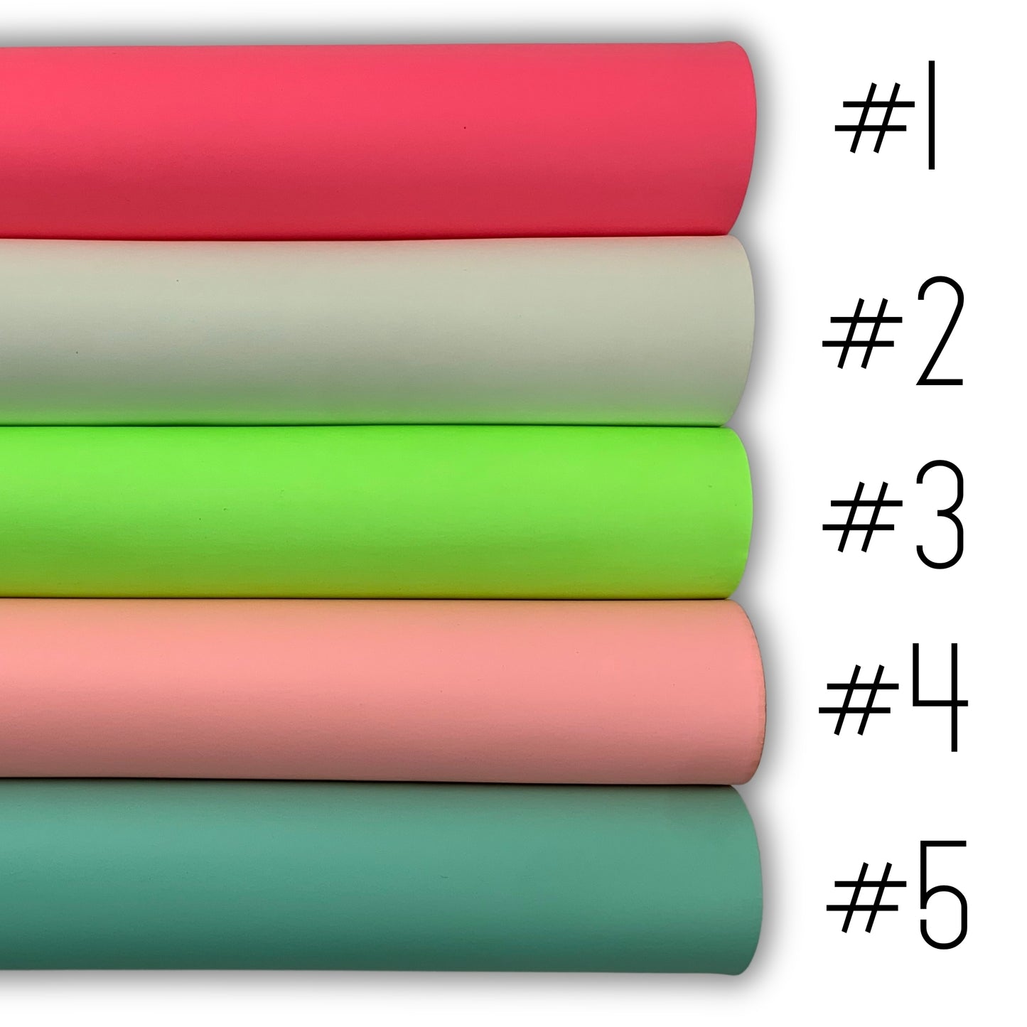GLOW IN THE DARK Smooth Faux Leather