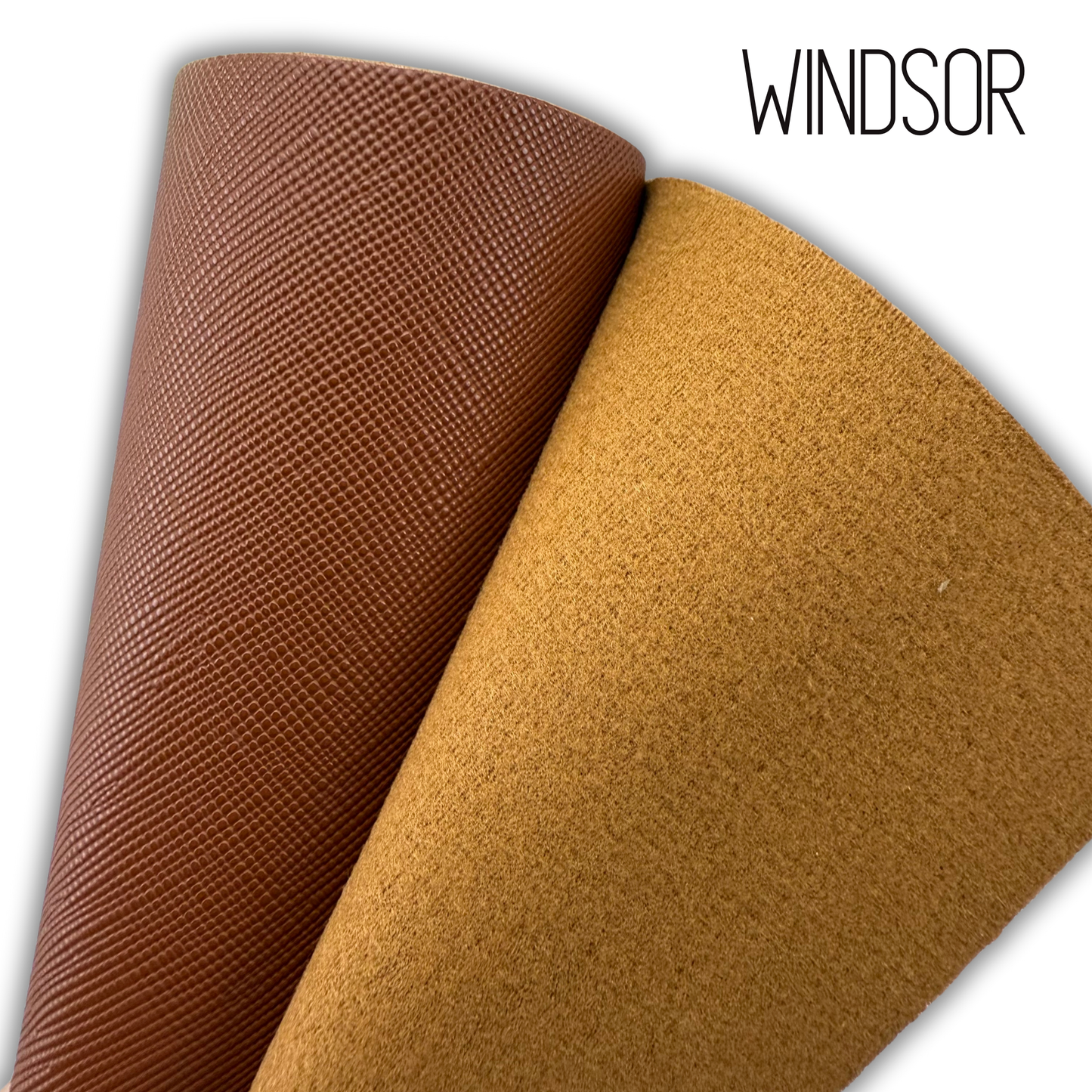 Luxe Saffiano Crosshatch PU/PVC Faux Leather Solid Colors