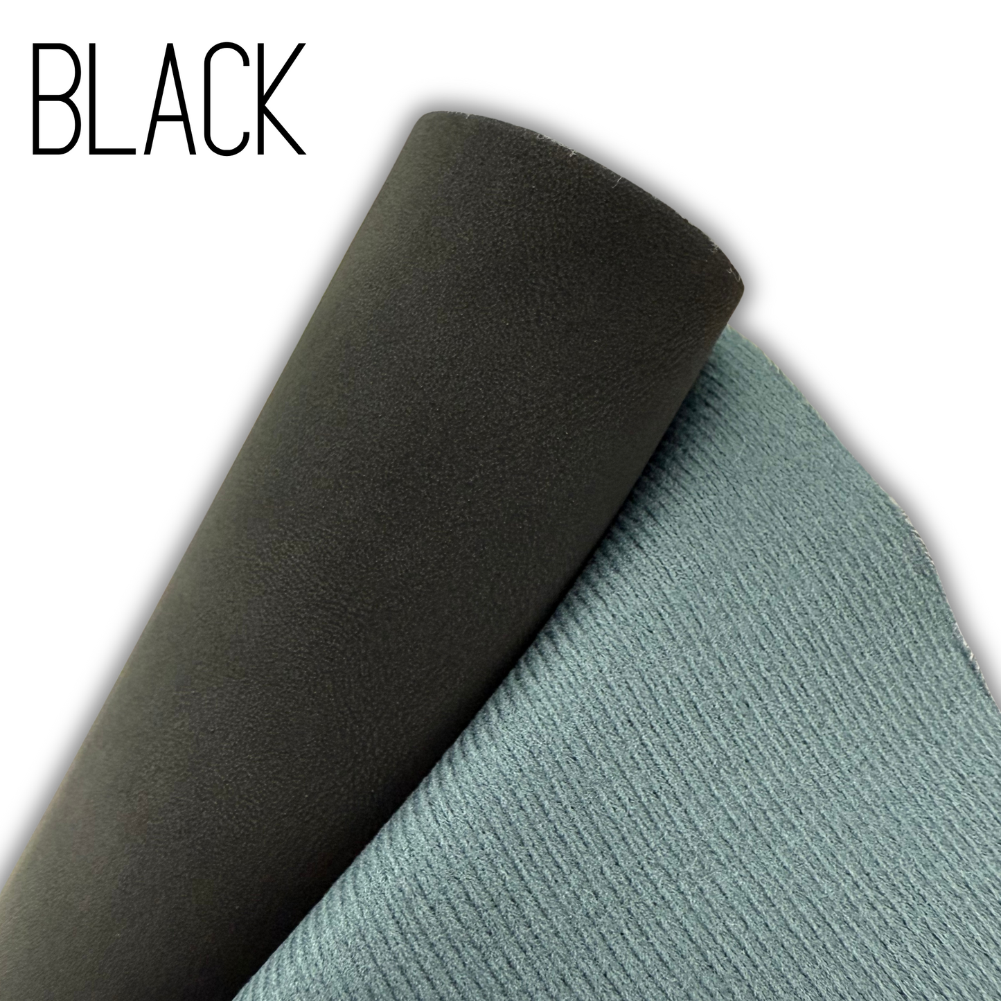 Suede PU Faux Leather Solid Colors Half Yard Rolls