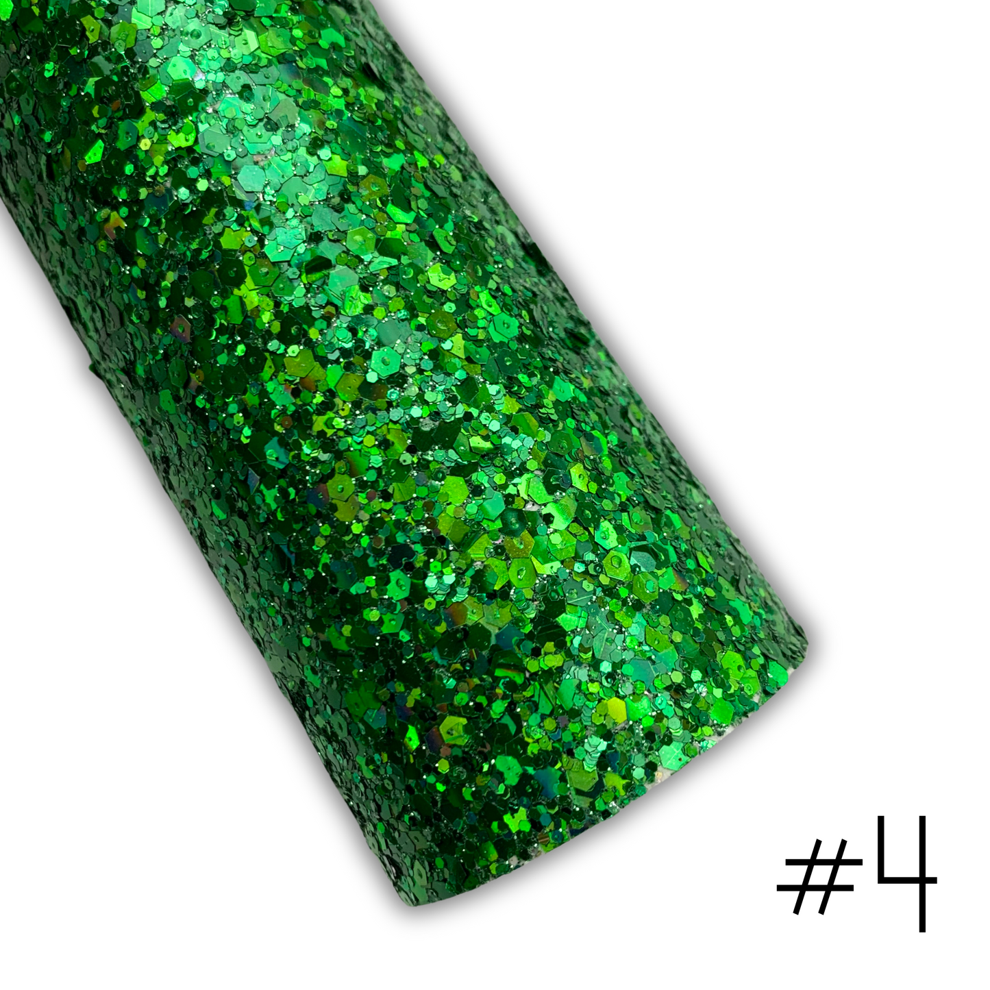 DISCO Chunky Glitter Faux Leather with Soft Felt Backing