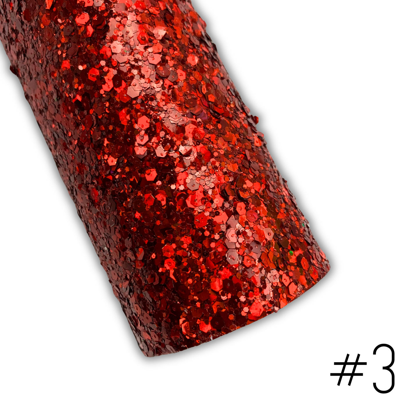 DISCO Chunky Glitter Faux Leather with Soft Felt Backing