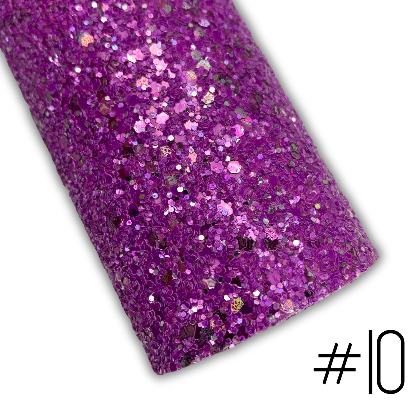 LUXE Chunky Glitter Faux Leather with Soft Felt Backing