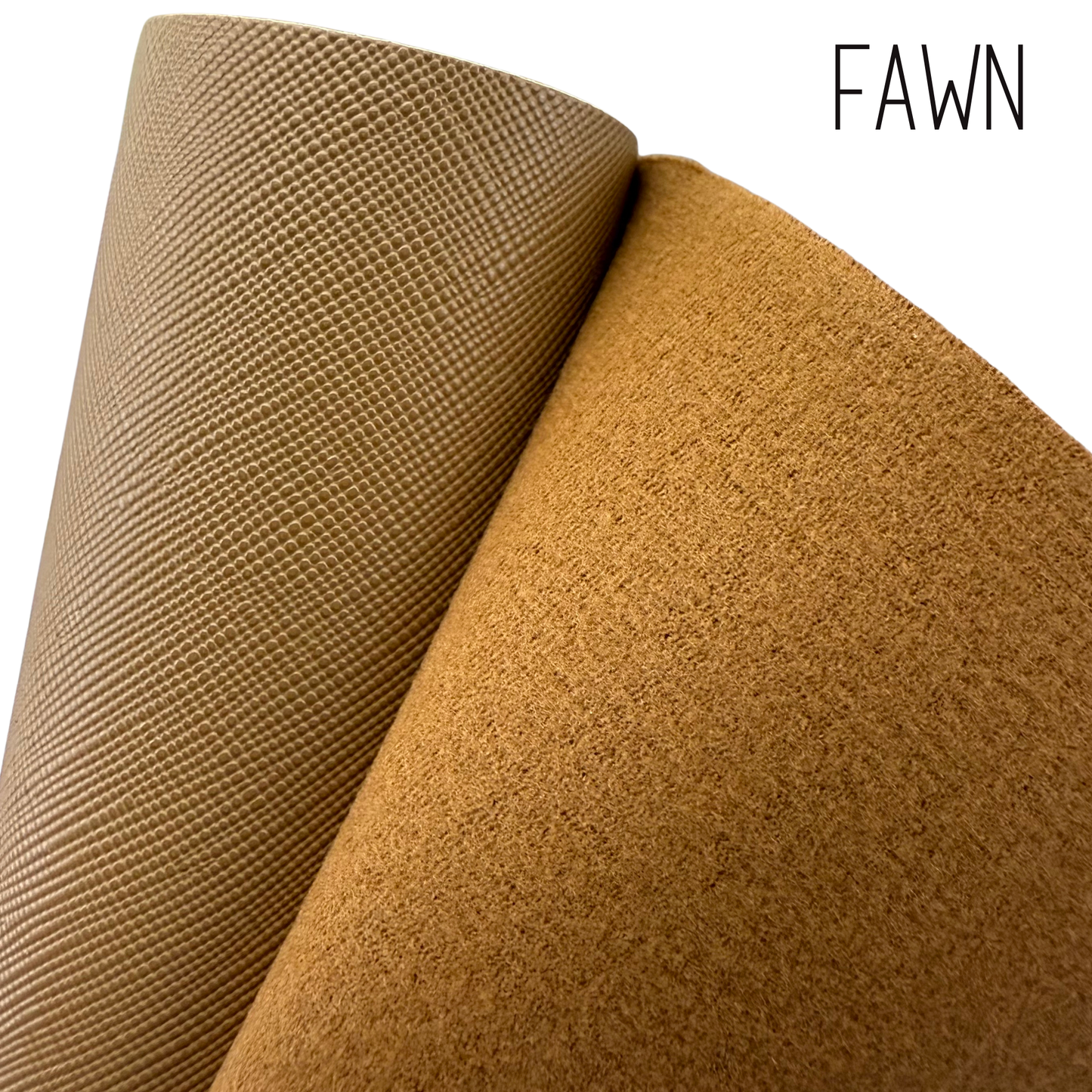 Luxe Saffiano Crosshatch PU/PVC Faux Leather Solid Colors