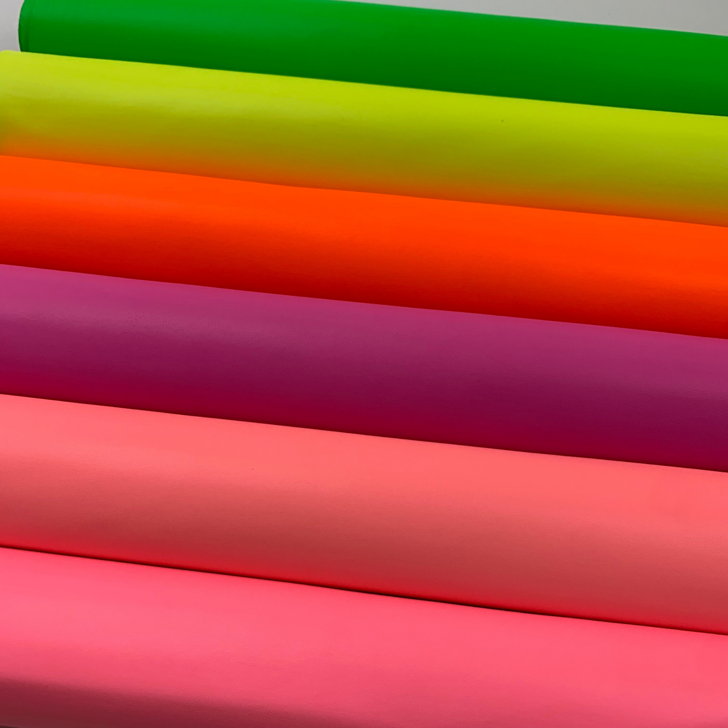NEON LUSH Smooth Faux Leather with Soft Felt Backing