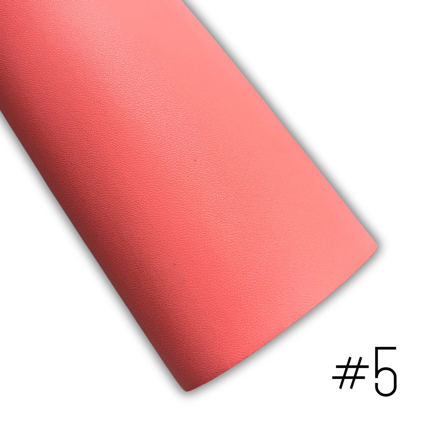 NEON LUSH Smooth Faux Leather with Soft Felt Backing