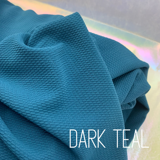 Dark Teal Bullet Liverpool Stretchy Spandex Fabric