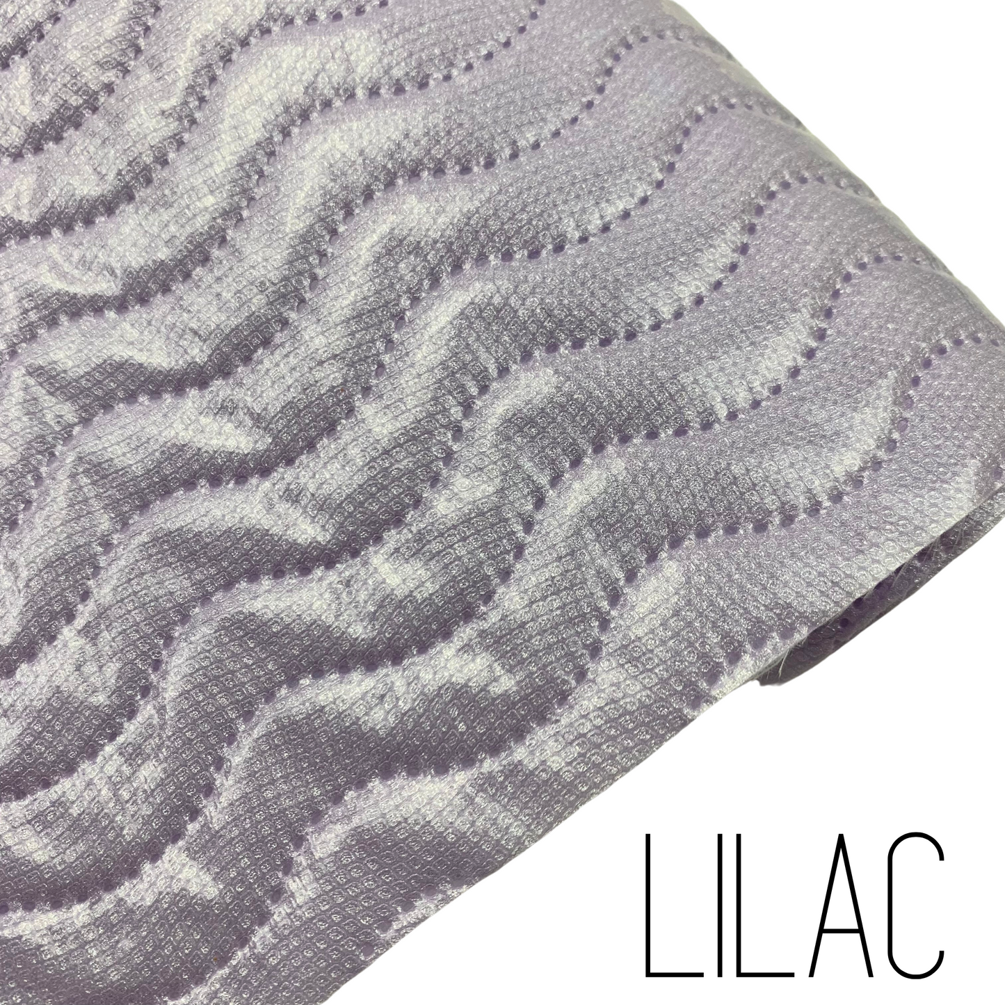 Wavy Quilted Faux Leather Half Yard Roll