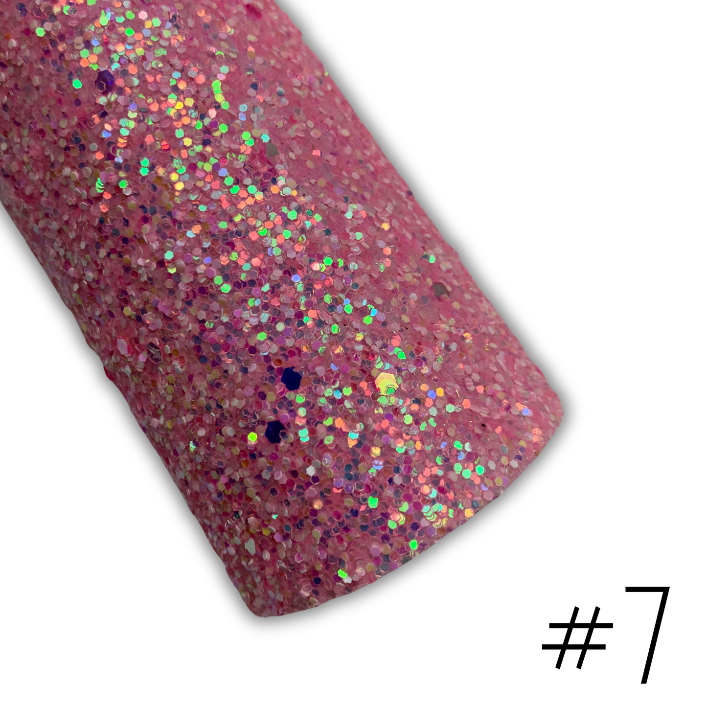 NEON LUSH Chunky Glitter Faux Leather with Soft Felt Backing
