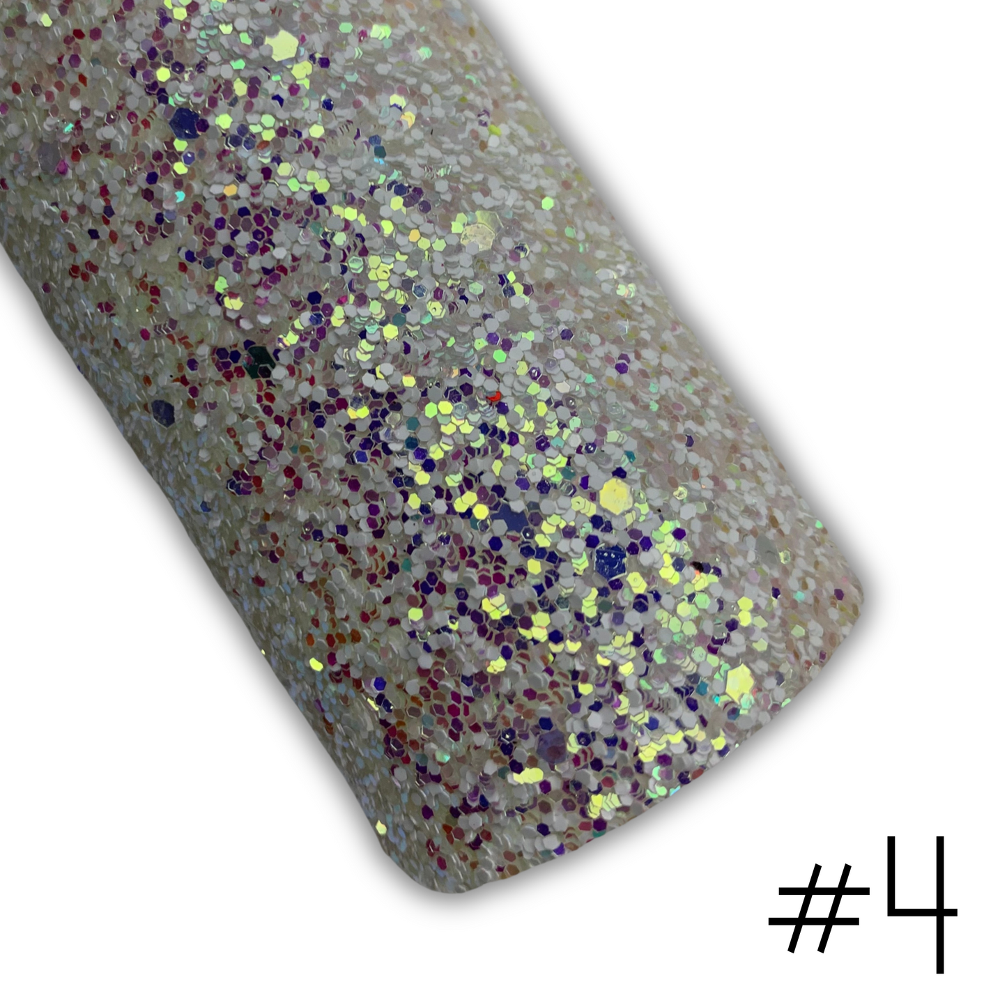 NEON LUSH Chunky Glitter Faux Leather with Soft Felt Backing