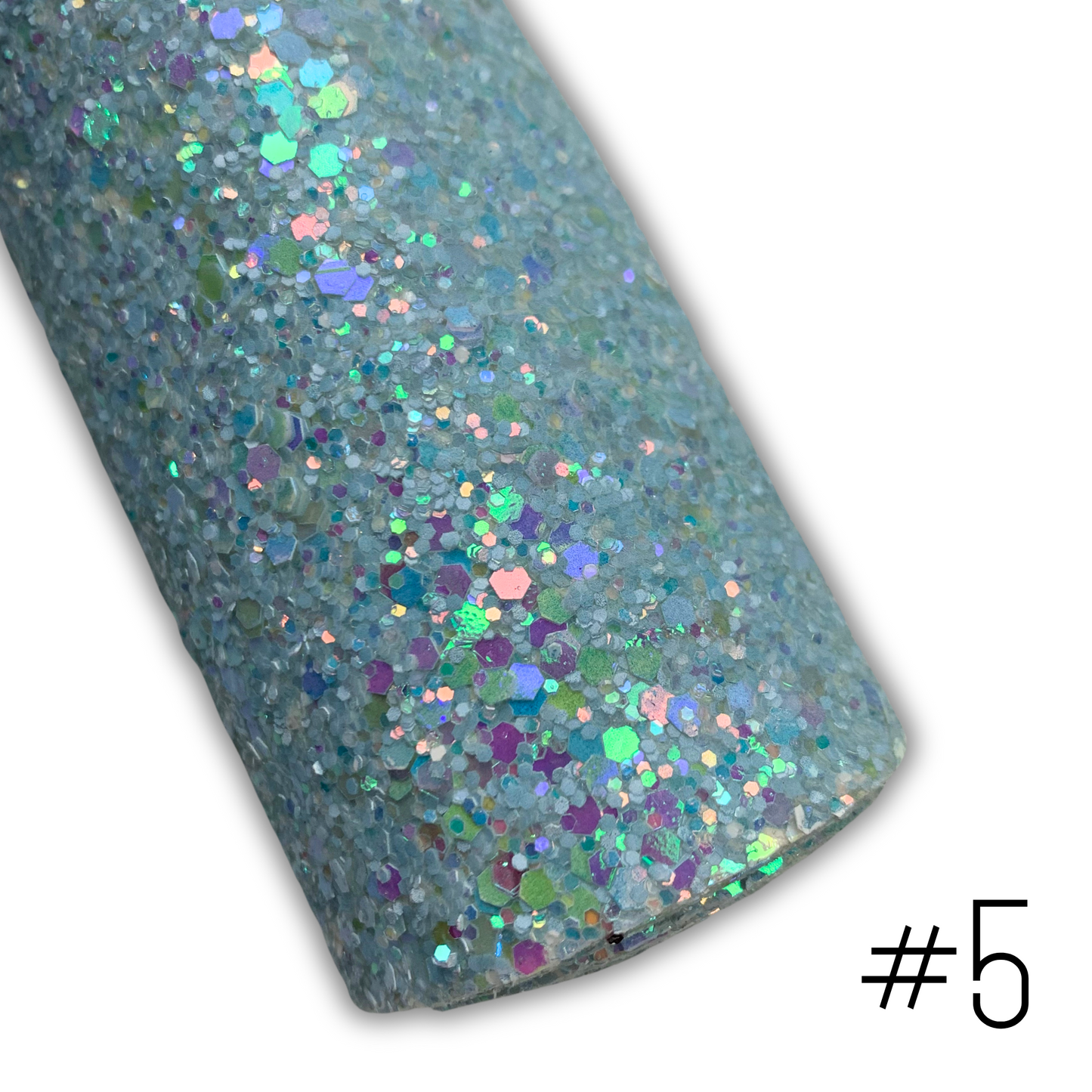 GLAM Chunky Glitter Faux Leather with Soft Felt Backing