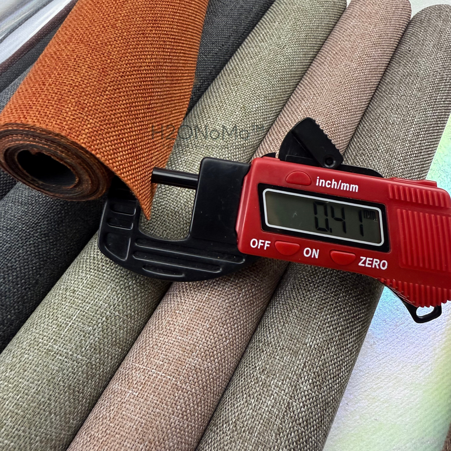 H2ONoMo™ Heather Waterproof Canvas 1/2 Yard Rolls