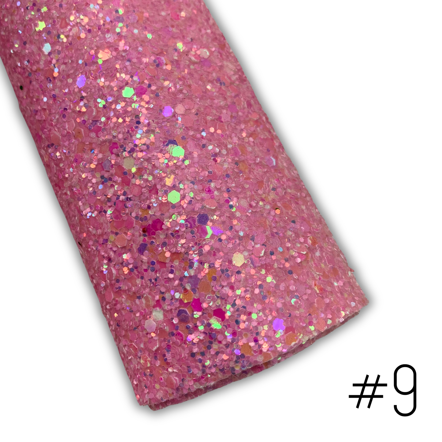 GLAM Chunky Glitter Faux Leather with Soft Felt Backing