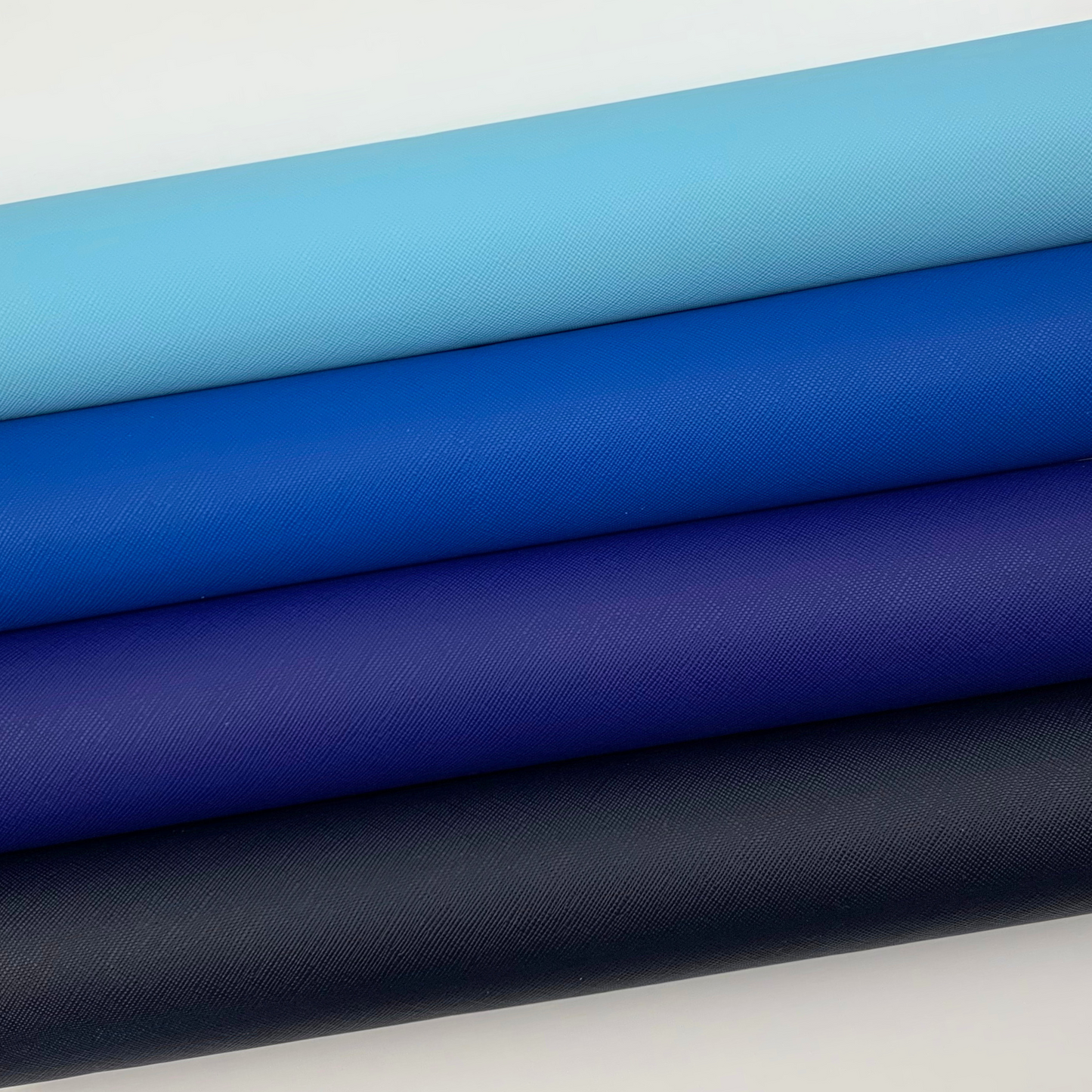 Saffiano Crosshatch Faux Leather Solid Colors - 1/3 yard Rolls