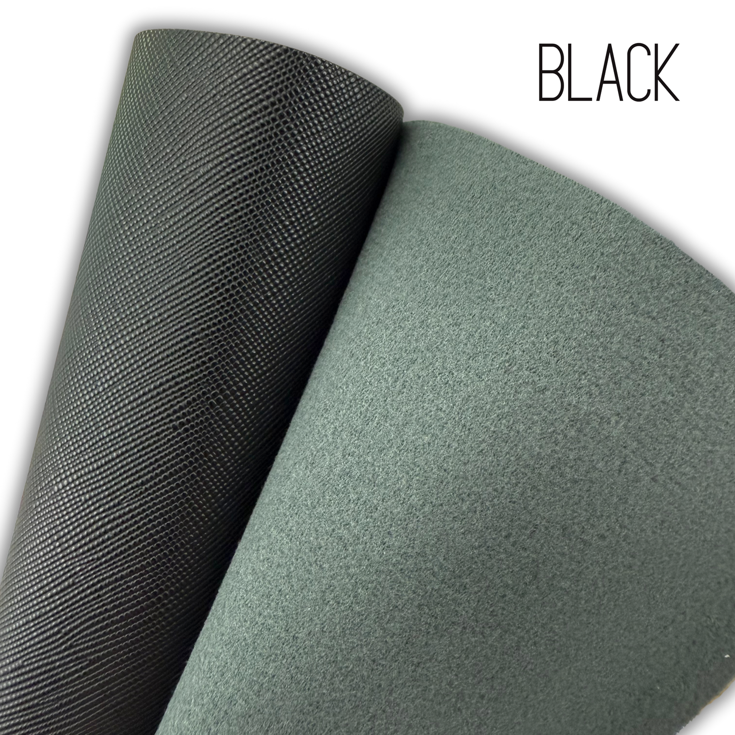 Luxe Saffiano Crosshatch PU/PVC Faux Leather Solid Colors