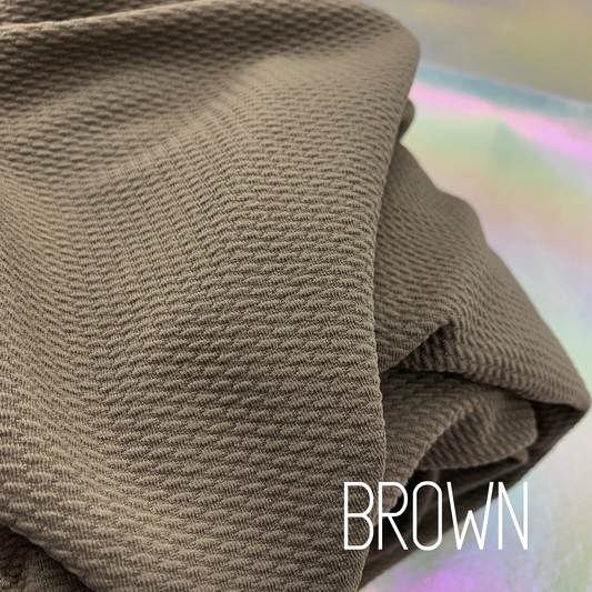 Brown Bullet Liverpool Stretchy Spandex Fabric