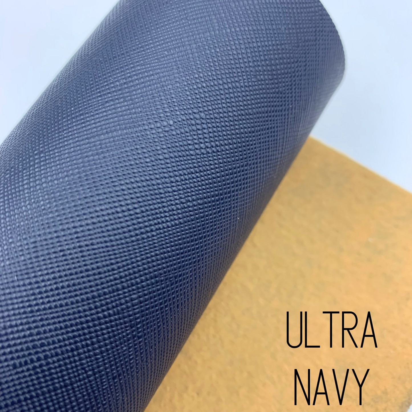 Saffiano Crosshatch Faux Leather Solid Colors - 1/3 yard Rolls