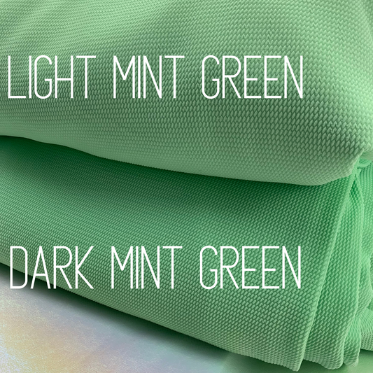 Mint Green Bullet Liverpool Stretchy Spandex Fabric