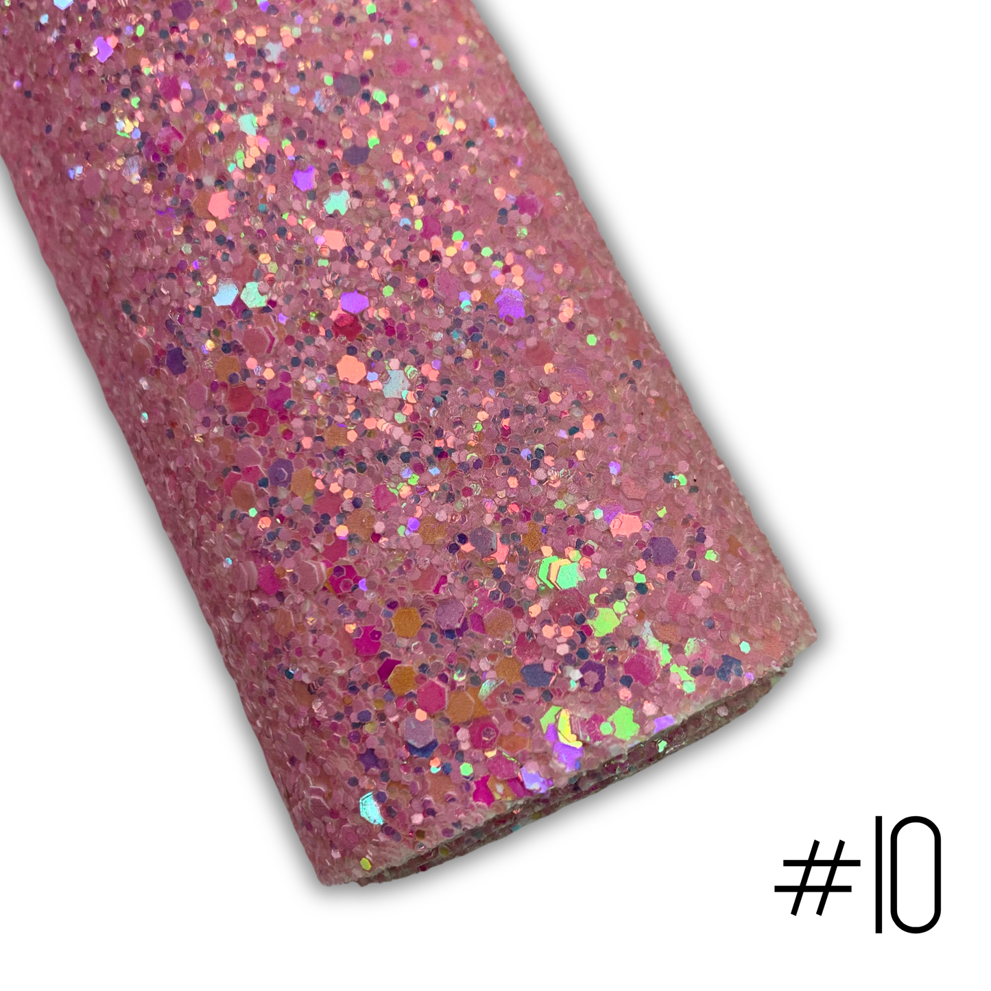 GLAM Chunky Glitter Faux Leather with Soft Felt Backing