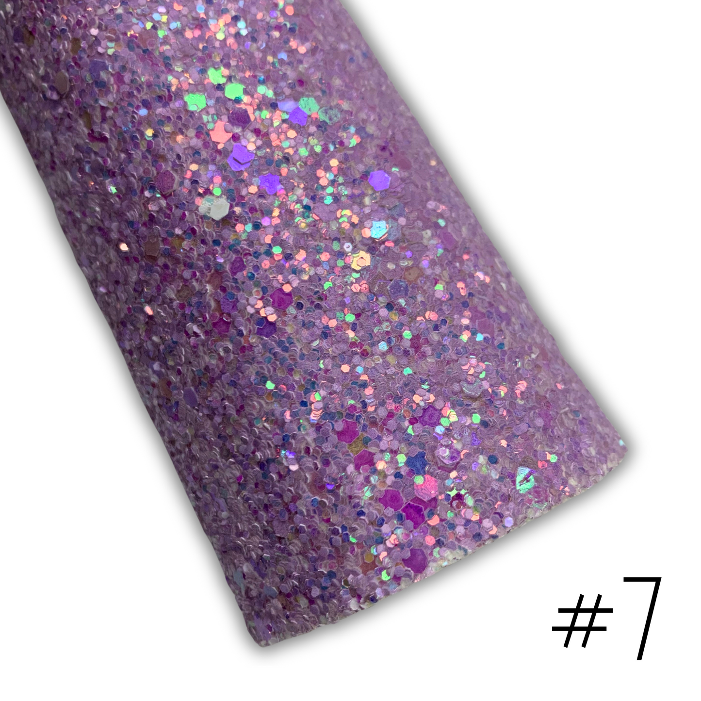 GLAM Chunky Glitter Faux Leather with Soft Felt Backing