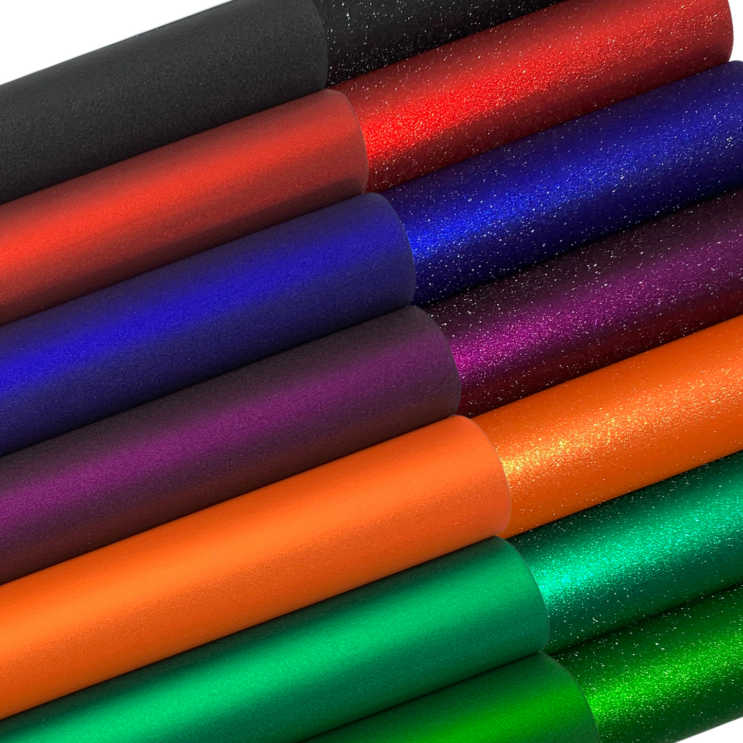 SHIMMER Smooth Faux Leather - Sheets and Rolls