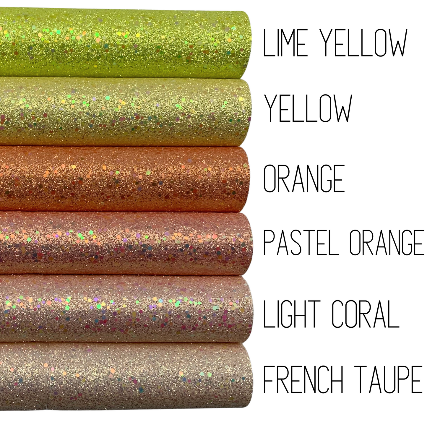 Light Sequin Chunky Glitter Faux Leather