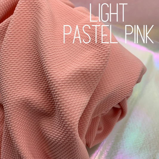 Light Pastel Pink Bullet Liverpool Stretchy Spandex Fabric