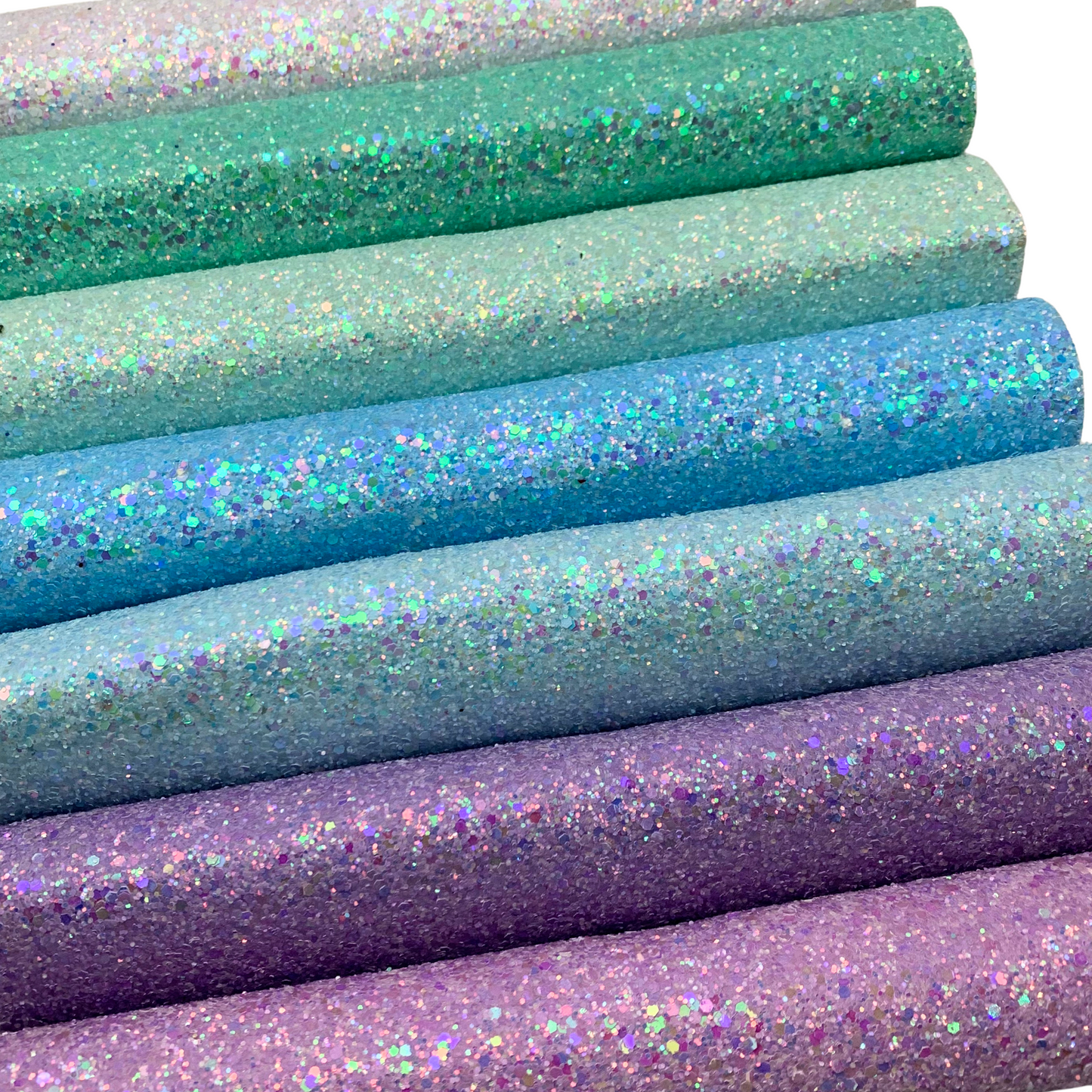 GLAM Chunky Glitter Faux Leather with Soft Felt Backing