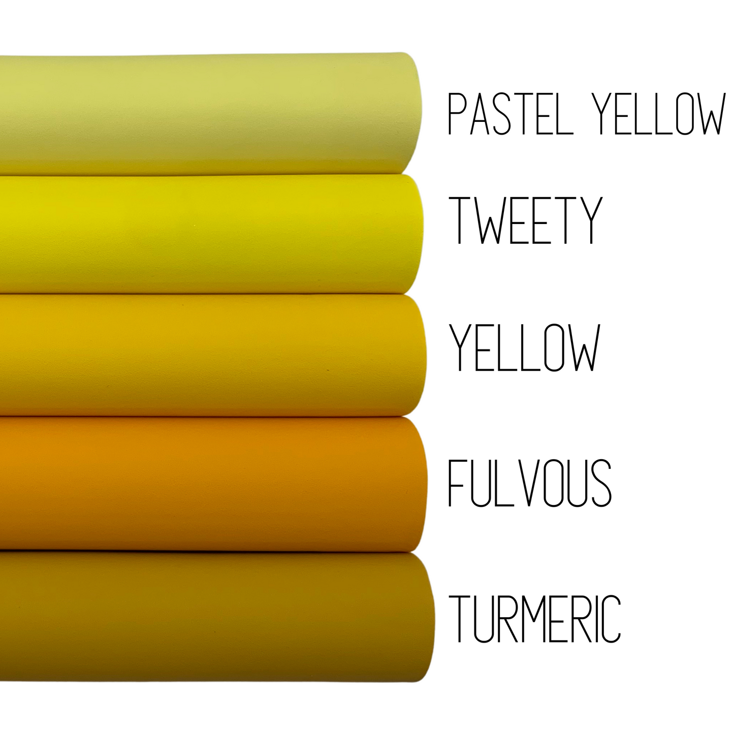 CANDY SHOP Smooth Faux Leather Solid Colors - Sheets and Rolls