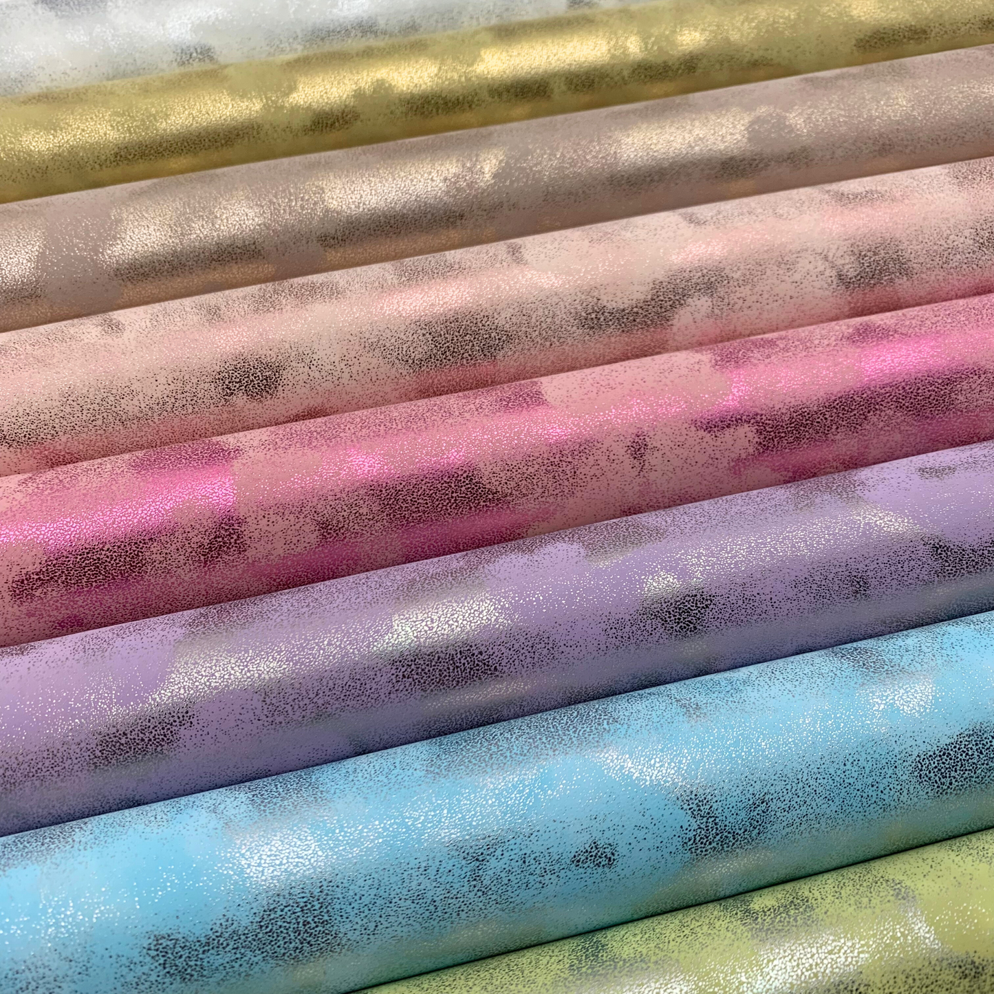 Cloud Shimmer Faux Leather - Sheets and Rolls