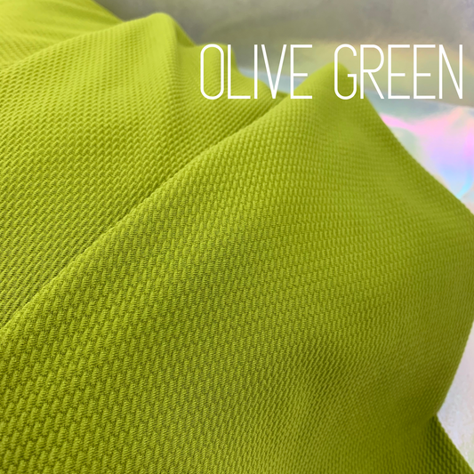Olive Green Bullet Liverpool Stretchy Spandex Fabric