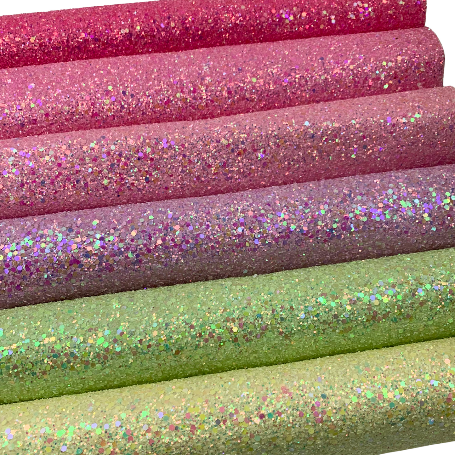 GLAM Chunky Glitter Faux Leather with Soft Felt Backing