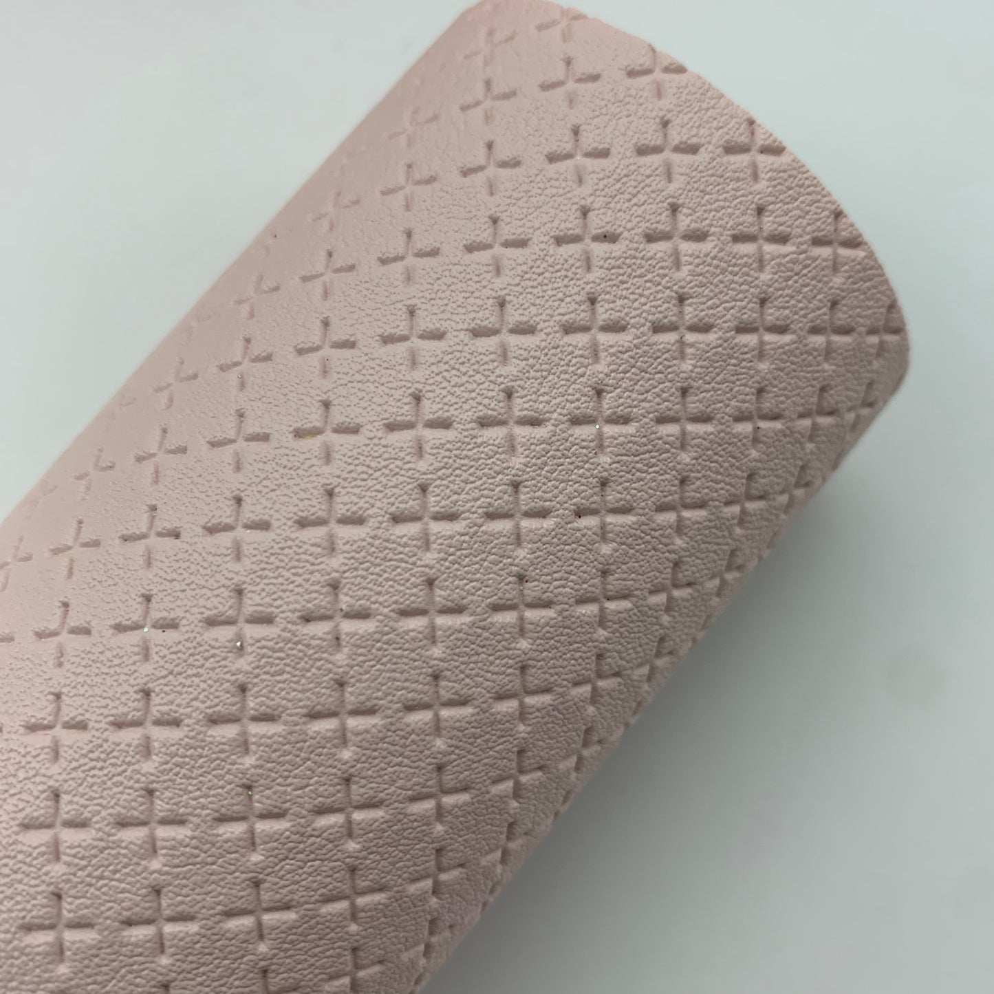 Embossed Cross Textured Faux Leather Sheets