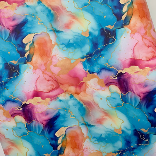 Alcohol Ink Abstract Large scale Smooth Vinyl Custom Print