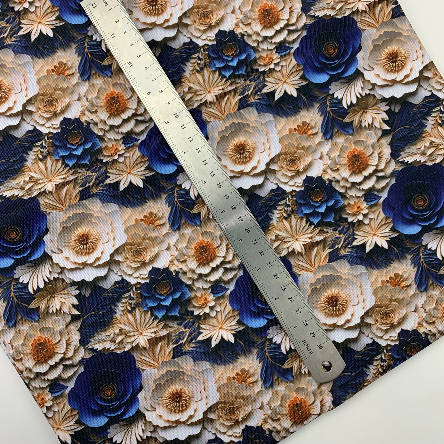3D Floral Print H2ONoMo™ Water Resistant Canvas