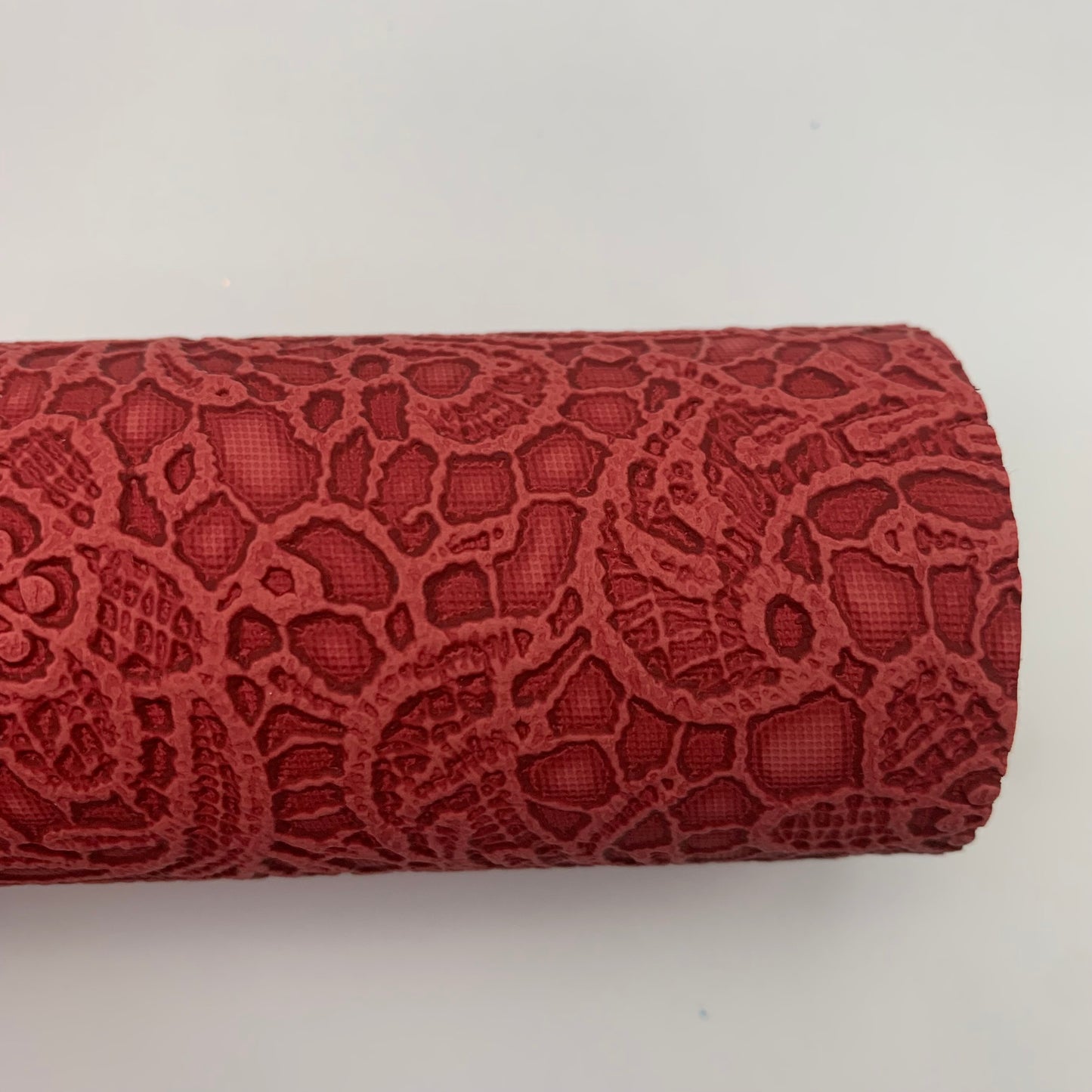 Buttery Floral Embossed Faux Leather